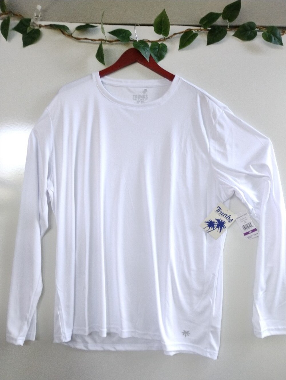 TRUNKS SURF & SWIM CO. Interlock Jersey Long Sleeve UPF 50 MEN'S XXL NWT